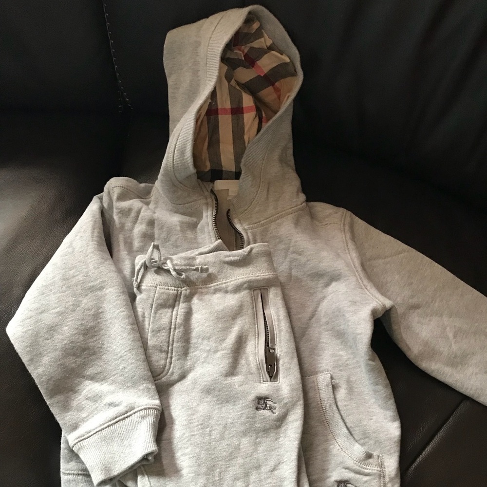 Burberry Jacket and Pants little boys size 6y